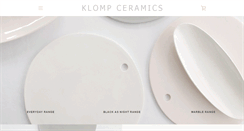 Desktop Screenshot of klompceramics.com